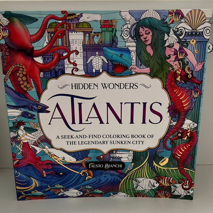 Hidden Wonders: Atlantis Coloring Book