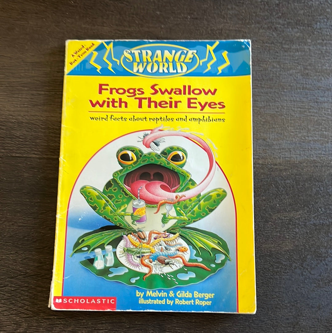 Frogs Swallow with their Eyes